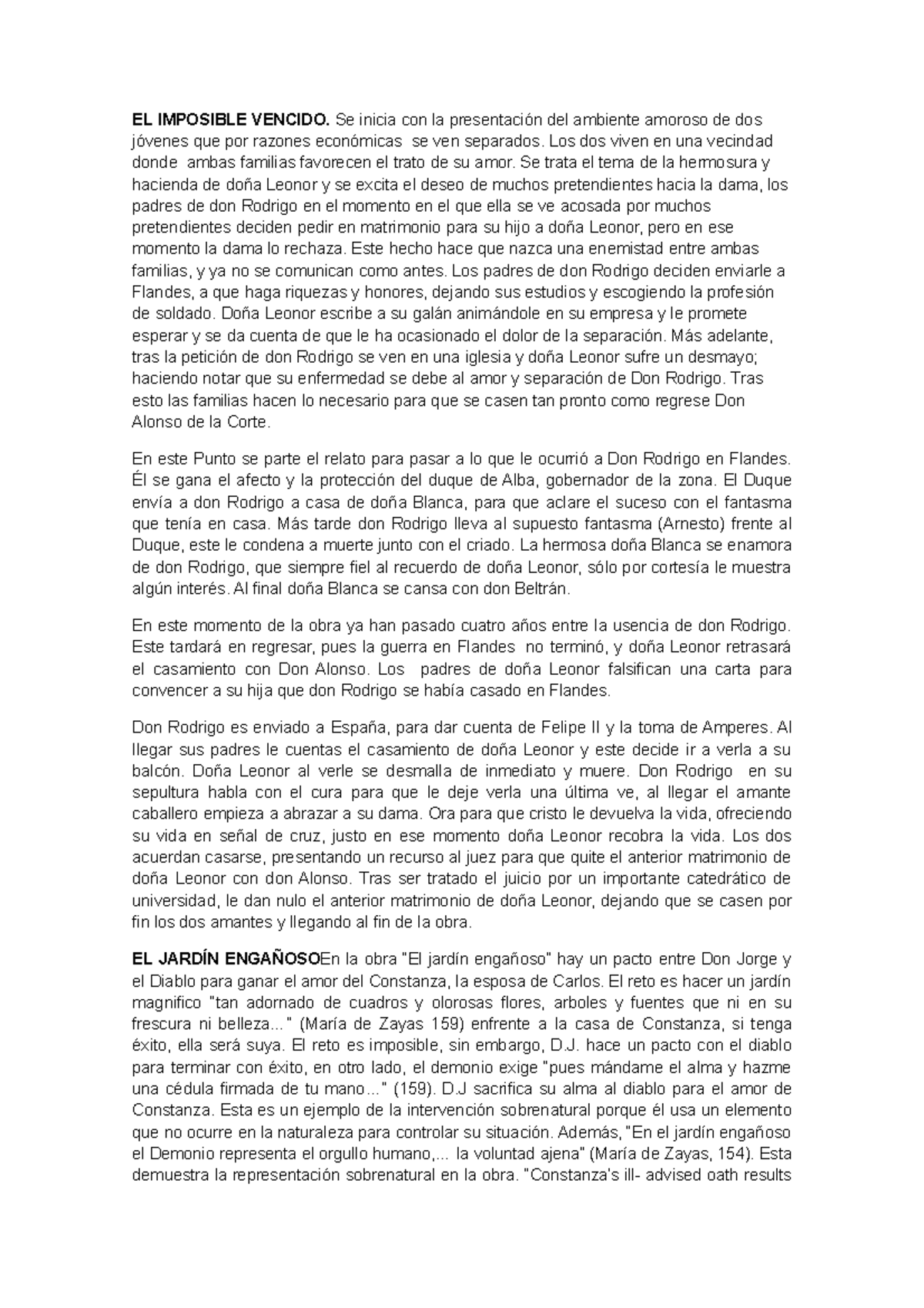 Resumen De Varias Lecturas Obligatorias Literatura Espanola Siglo Studocu
