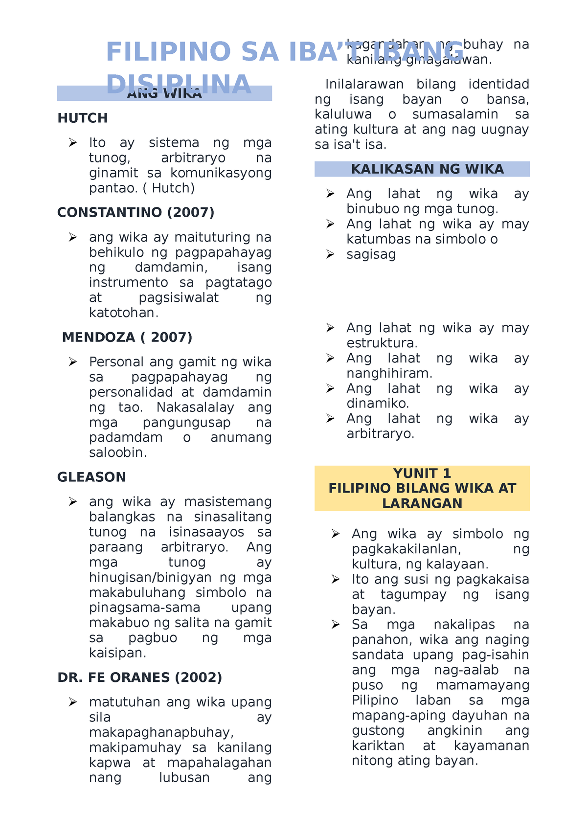 Ang Wika Ang Kahalagahan Ng Wika Ang Wika Hutch Ito Ay Sistema Ng Mga Tunog Arbitraryo Na 4581