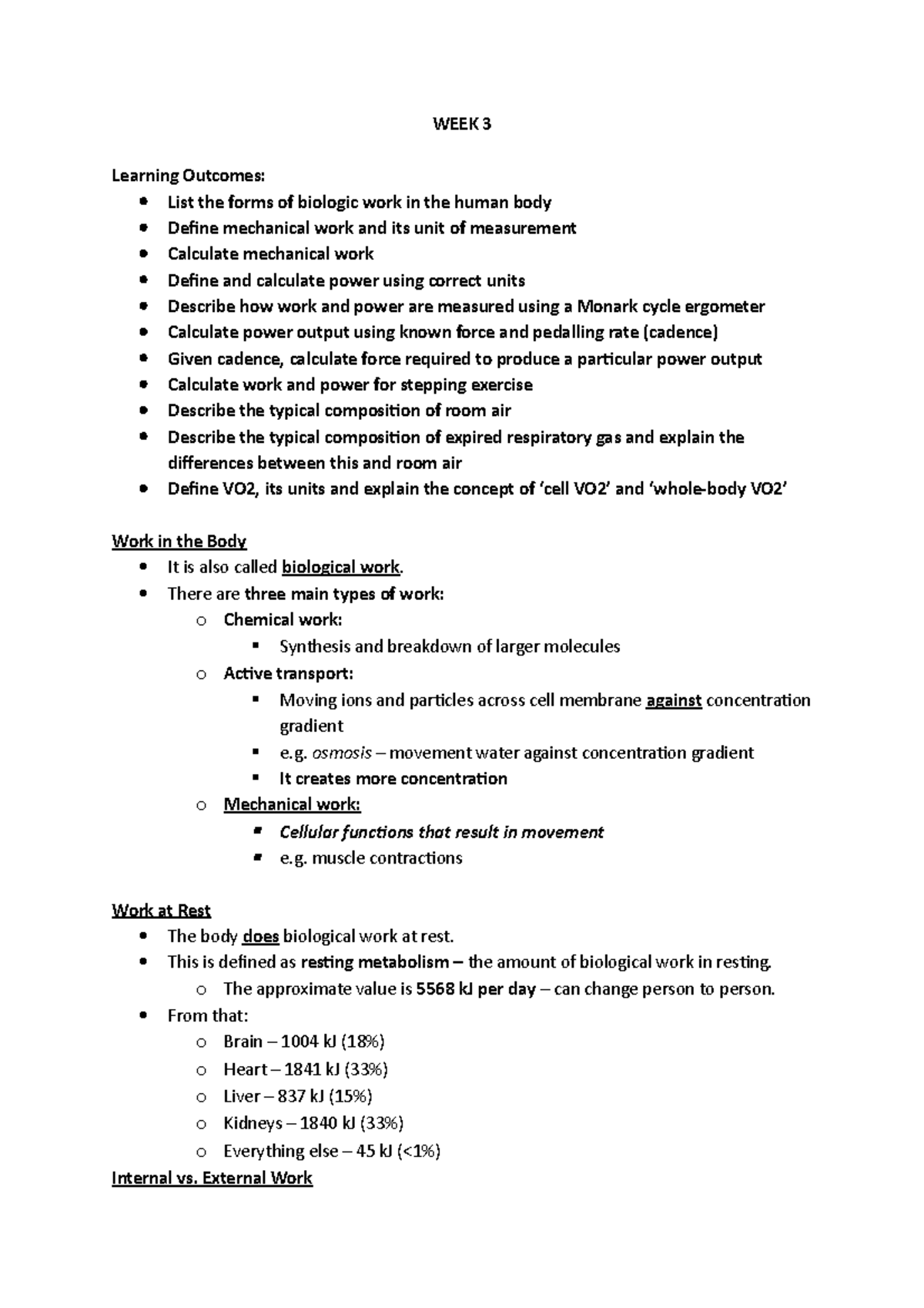 Week 3 Lecture Notes - WEEK 3 Learning Outcomes: List the forms of ...