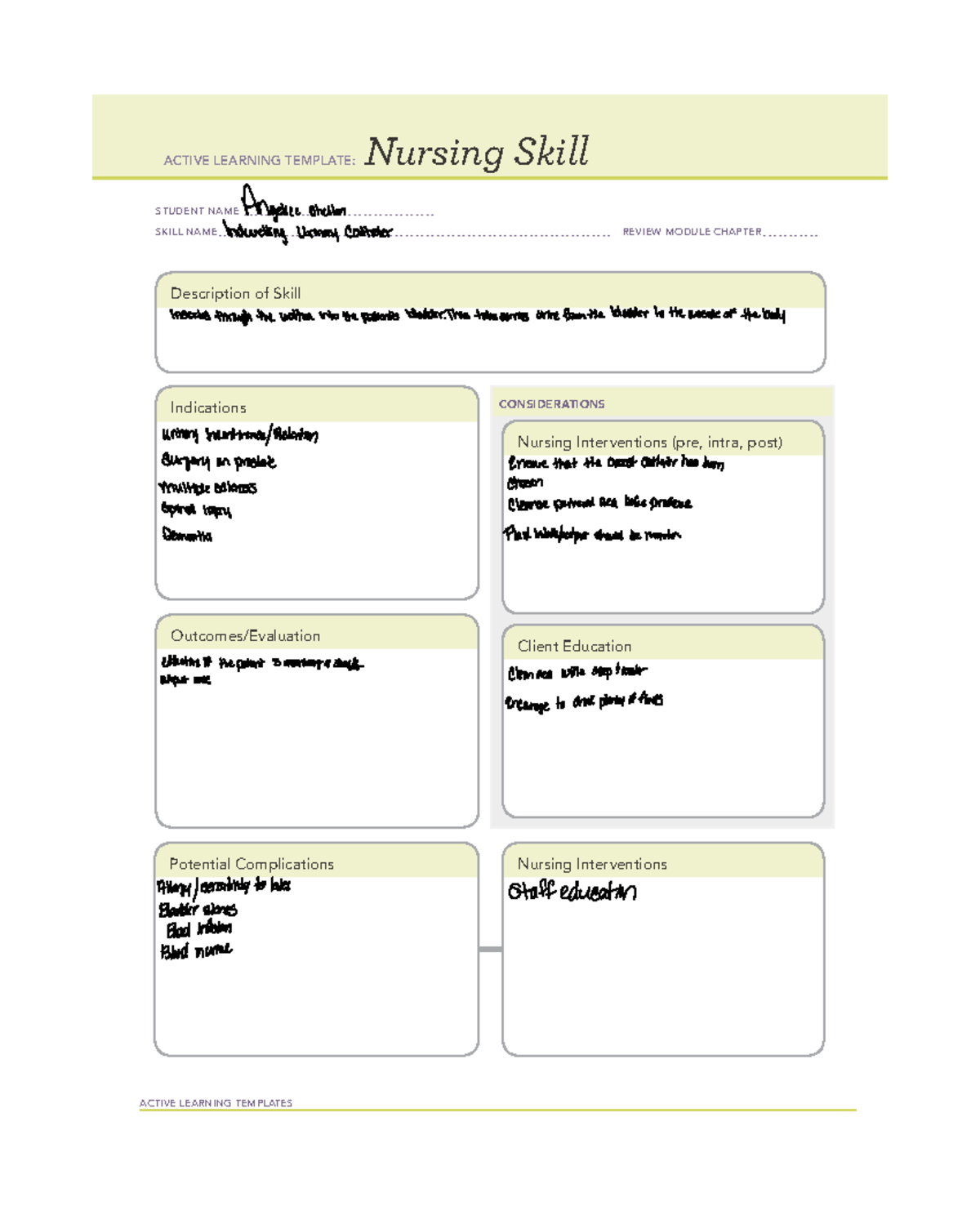 Note Mar 1, 2024 (5)-1 - NOTES - ACTIVE LEARNING TEMPLATES Nursing ...