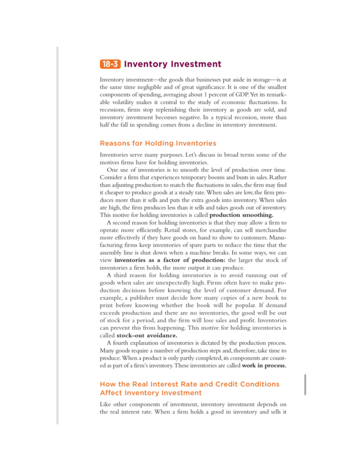 Inventory Investment - MACRO ECONOMICS - Studocu