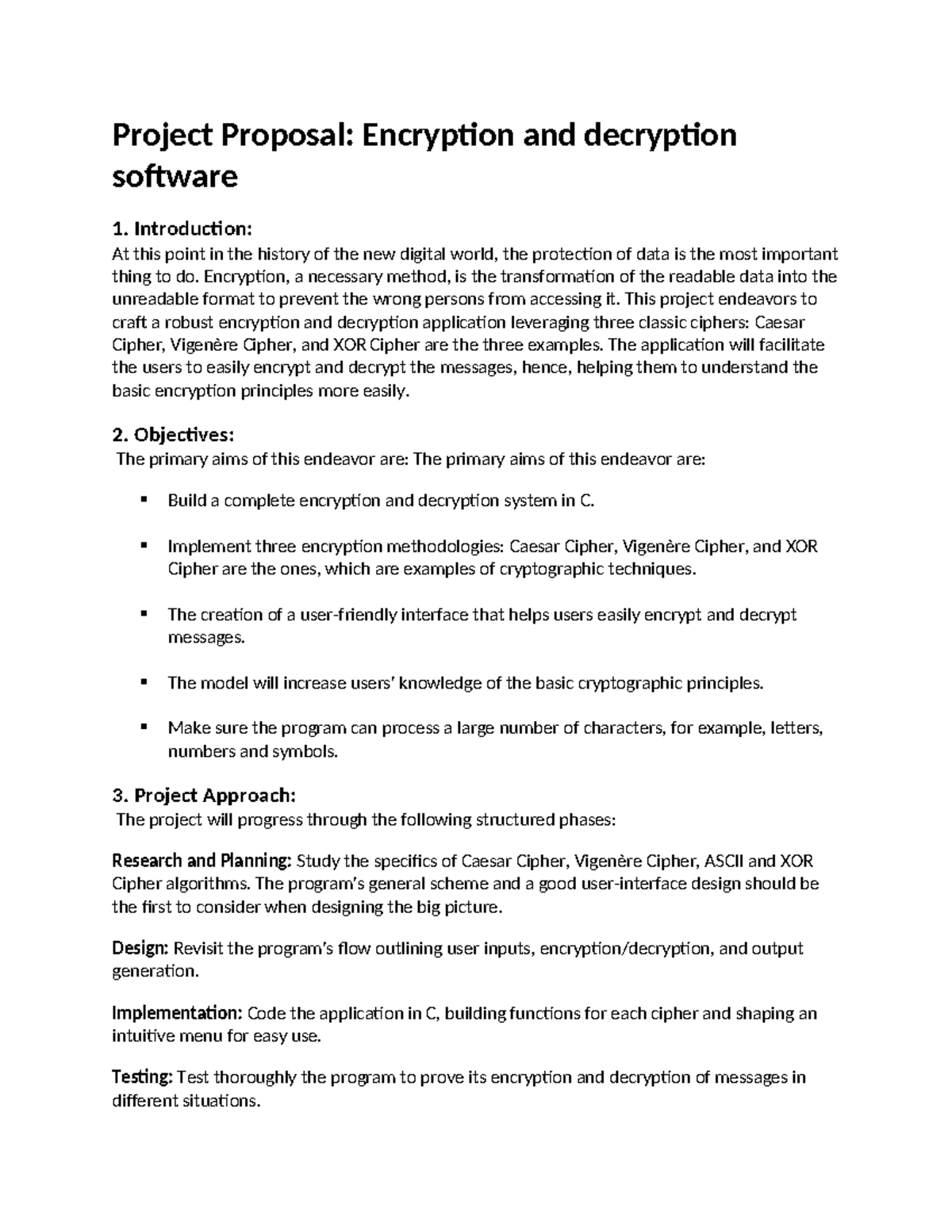 Encryption and Decrying software - Project Proposal: Encryption and ... image.