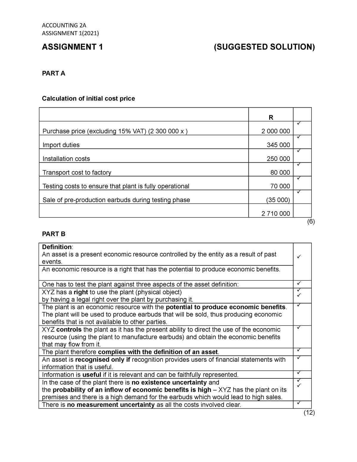 accounting 211 assignment 1