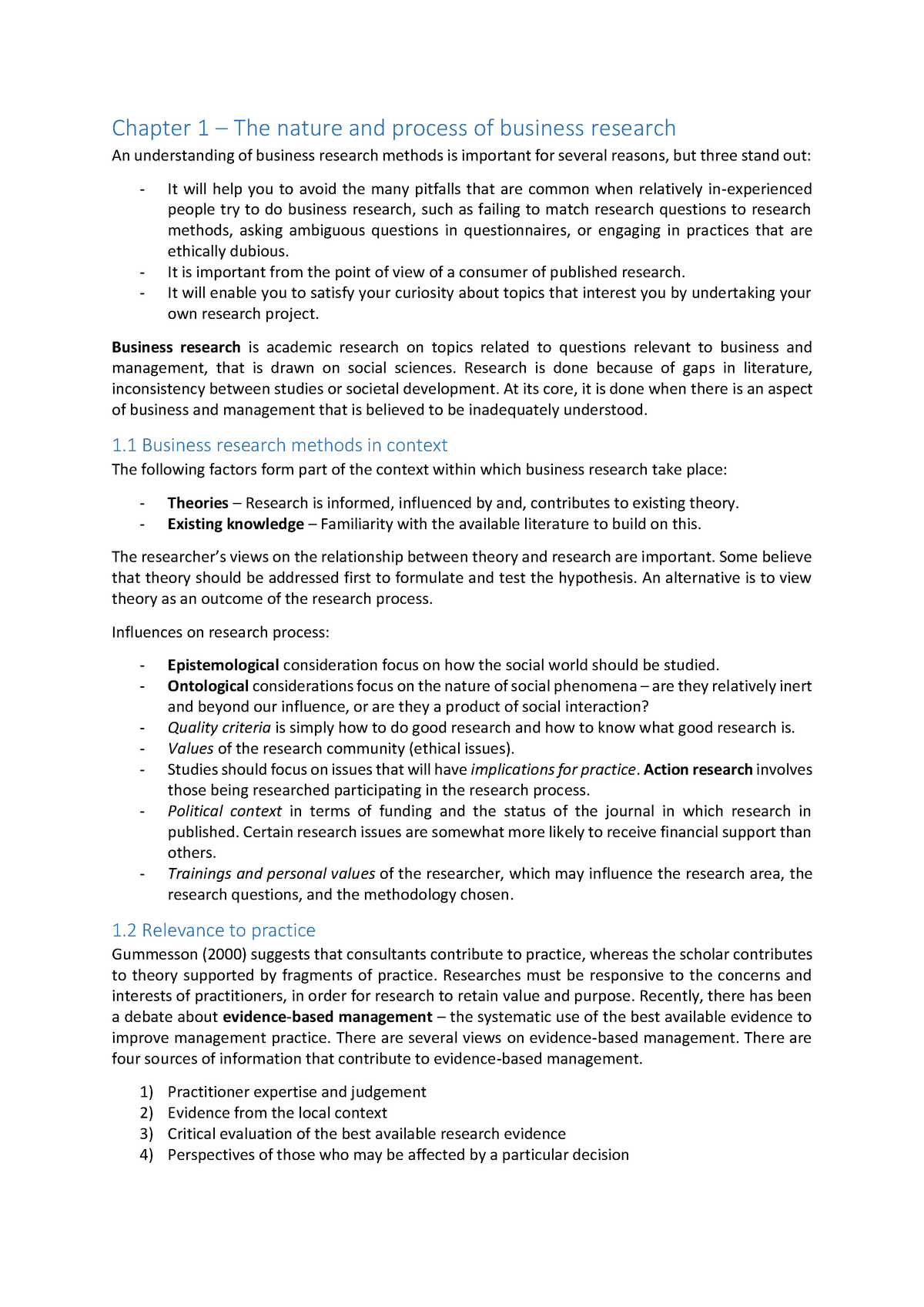 business research method chapter 1