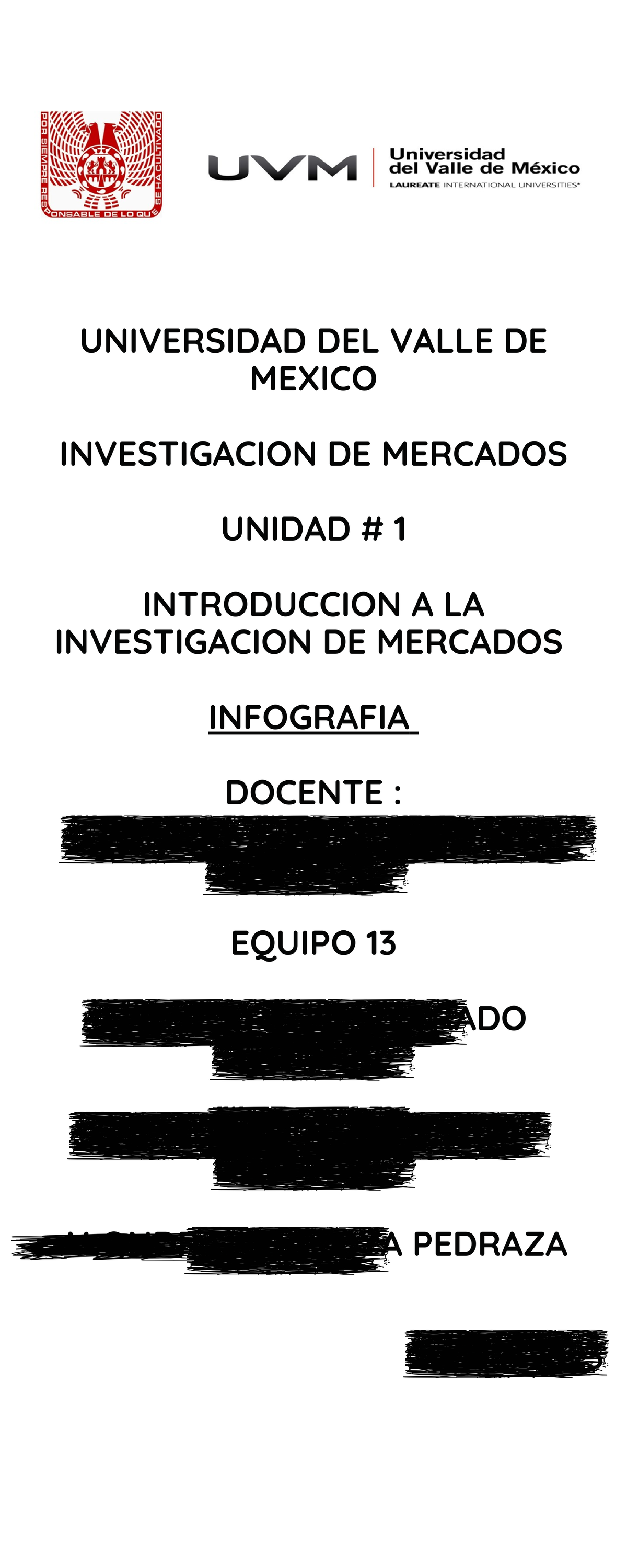 A1 Eq 13 Actividad 1 De La Materia De Investigación De Mercados Corresponde A La Elaboración 4926