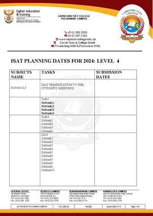 NC(V) Introduction to Technical Programming L3 Lecturer Guide 2024 ...