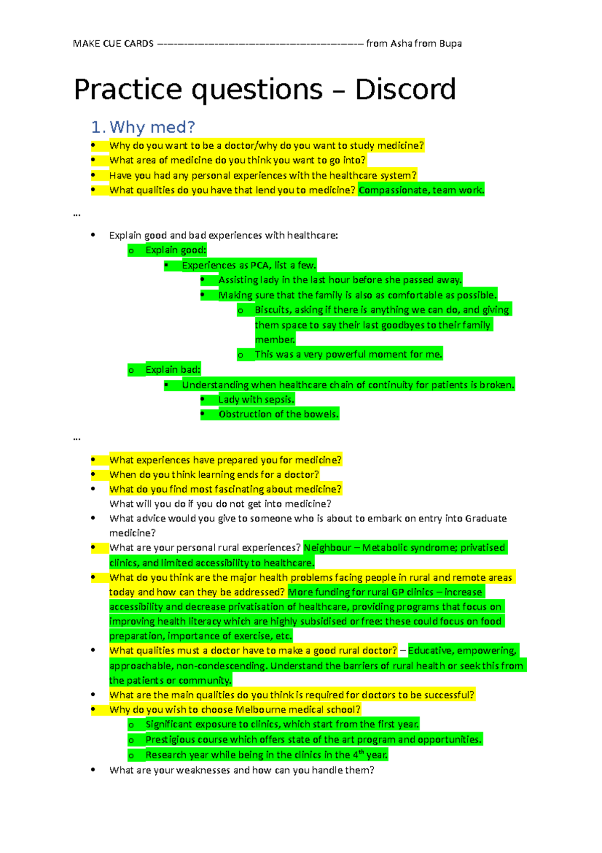 Int PracticequestionsDiscord UoM Practice questions Discord 1