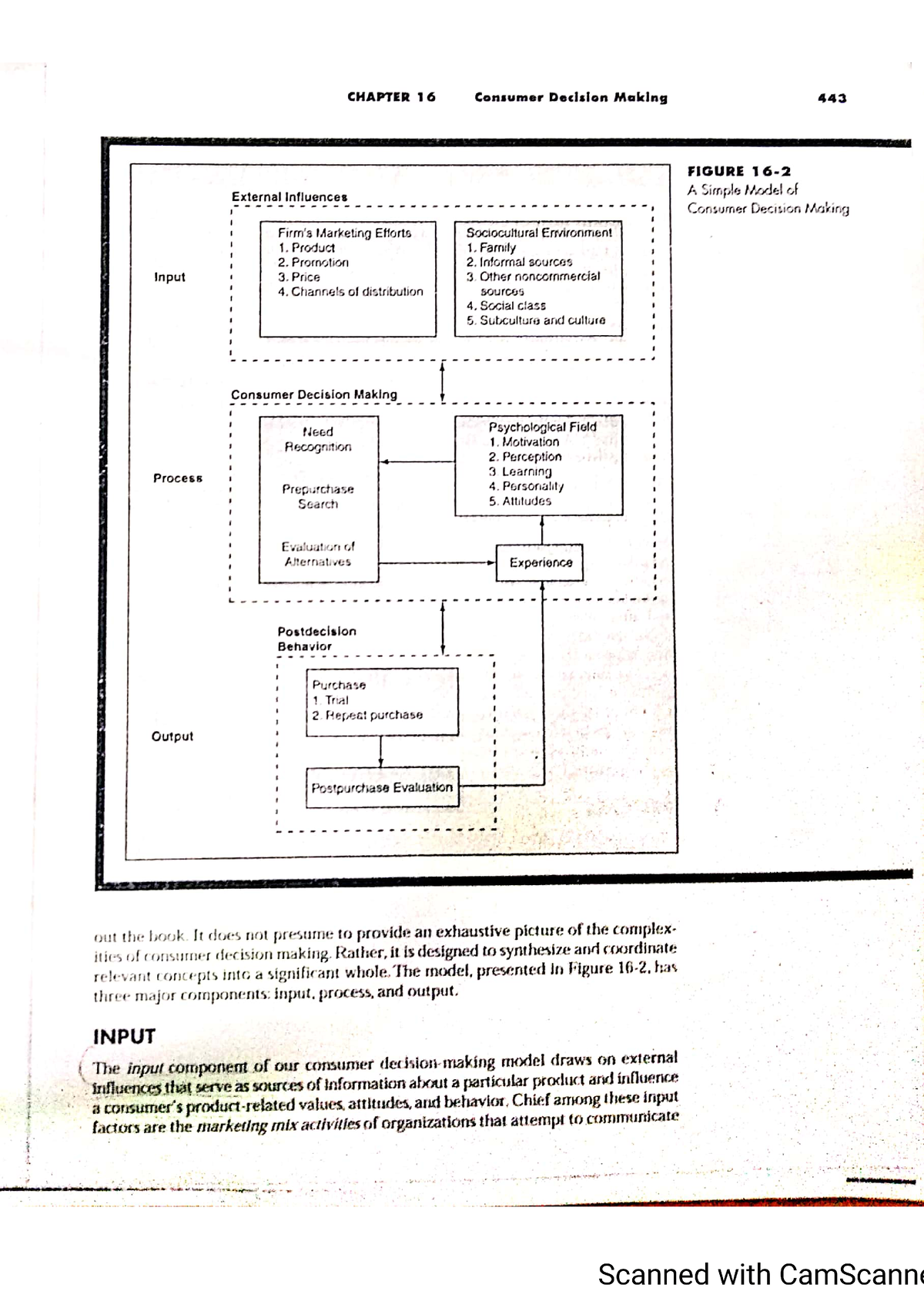 C.B. Input Process Output Model - Bba - Studocu