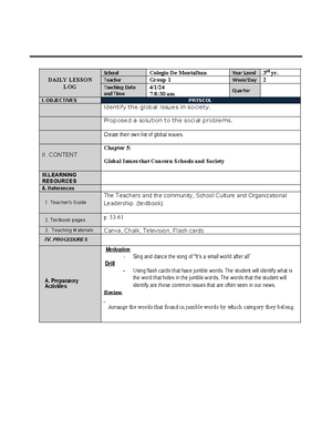 Enabling assessmentafa - De La Salle University – Dasmariñas COLLEGE OF ...