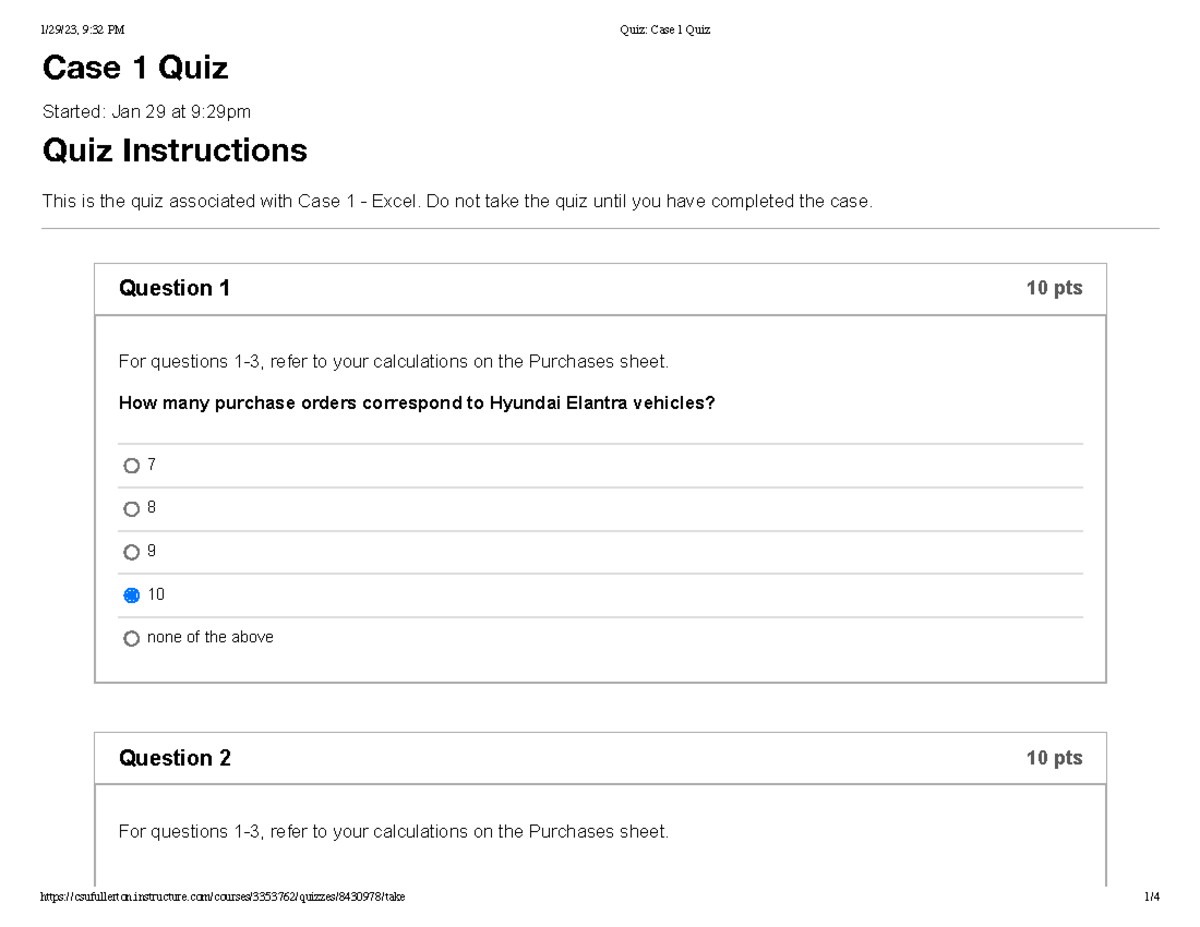 case study quiz 1