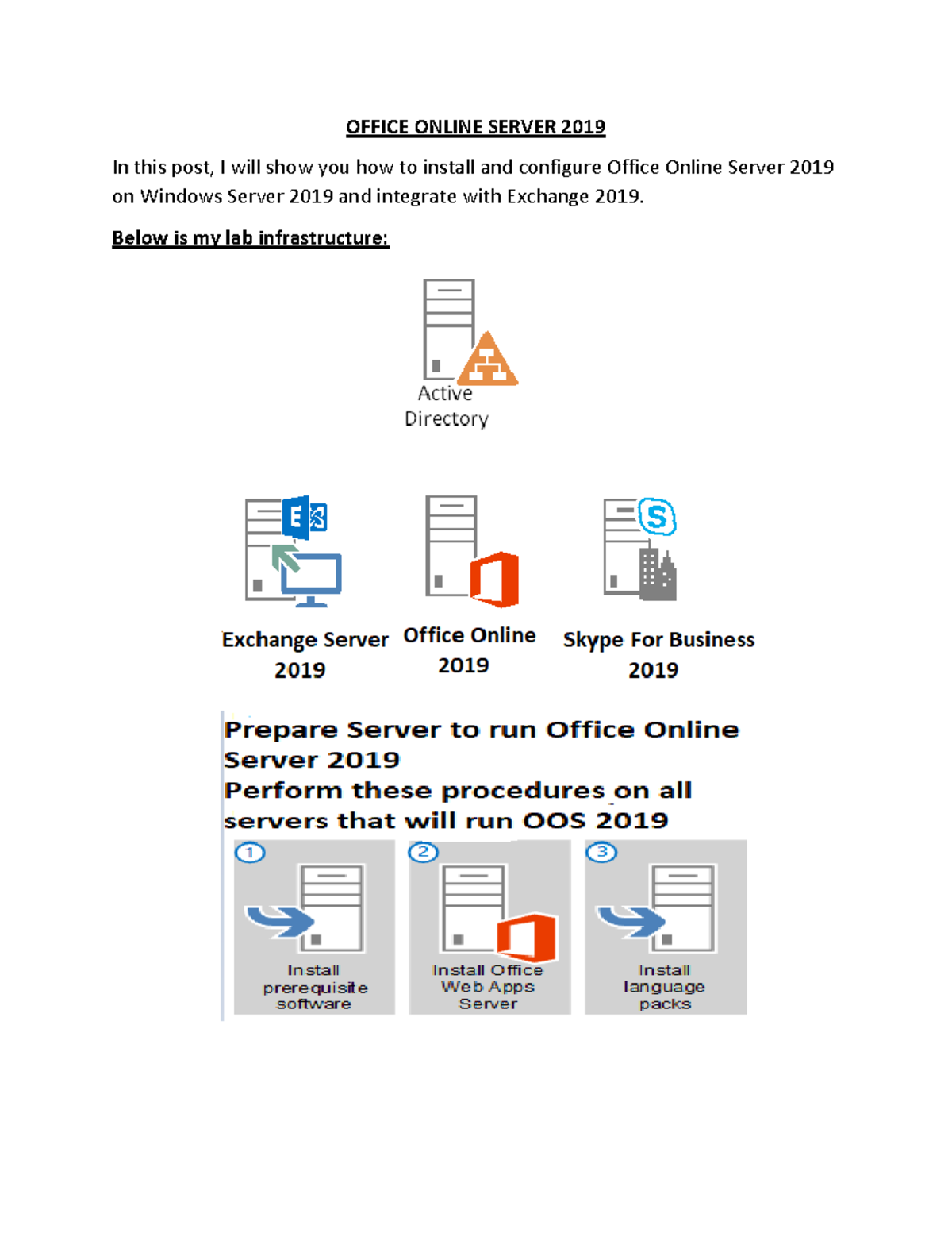 Office Online Server 2019 OFFICE ONLINE SERVER 2 019 In this post, I