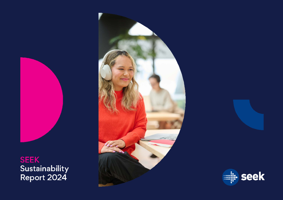 SEK 2024 Sustainability Report - SEEK Sustainability Report 2024 ...
