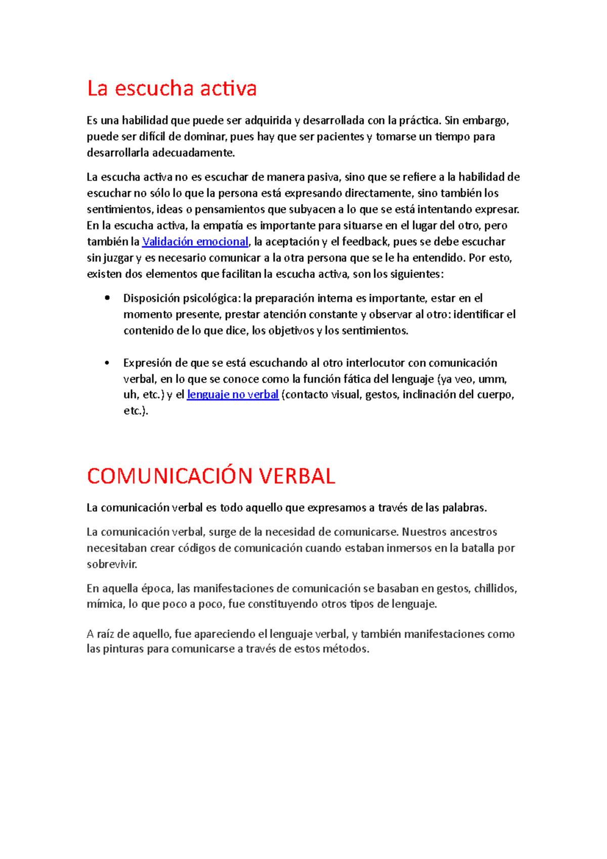 La Escucha Activa - Nota: 9 - La Escucha Activa Es Una Habilidad Que ...