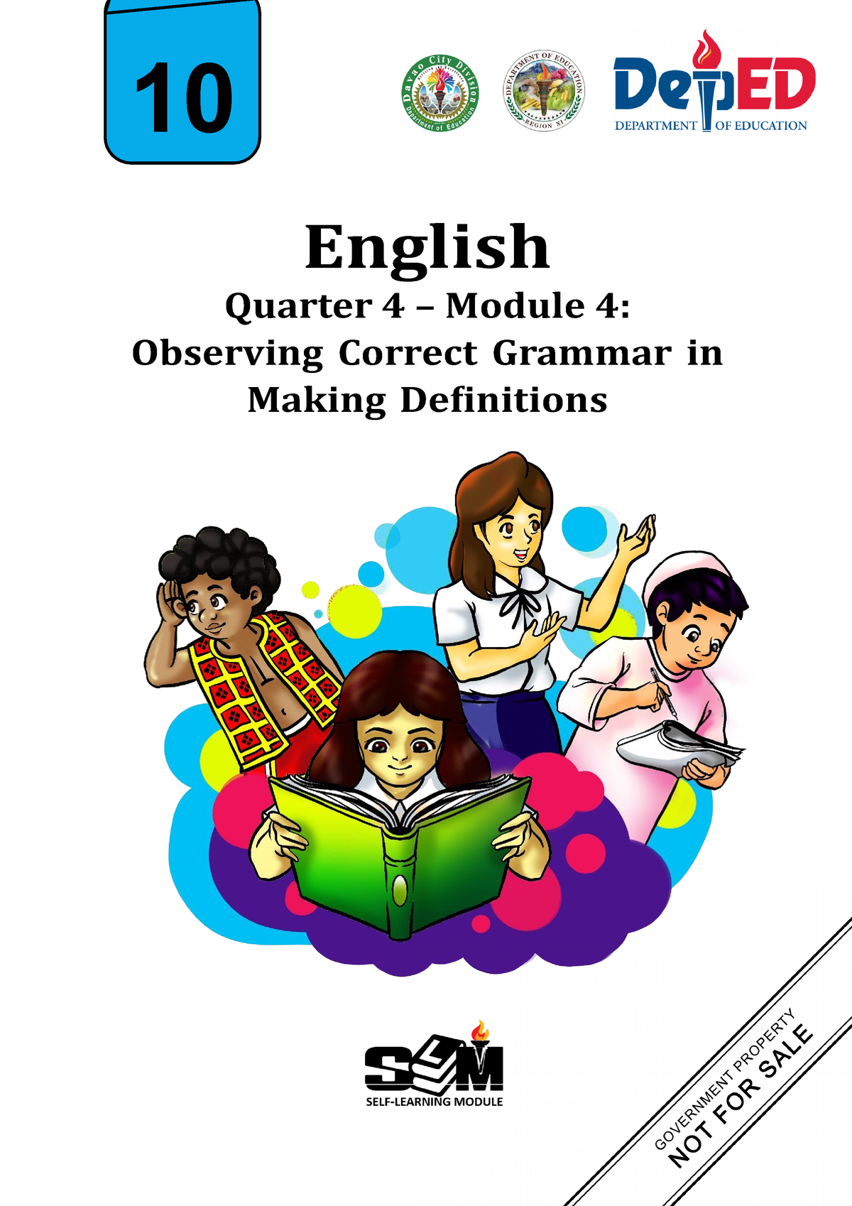 Q4 English 10 Module 4 10 English Quarter 4 Module 4 Observing Correct Grammar In Making 4131