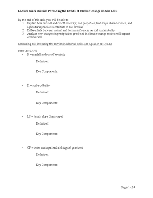 Lecture notes handout ms - By the end of this unit, you will be able 1 ...