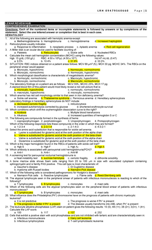 CC1 LEC WEEK 1 - Clinical chemistry lecture notes lesson 1 - S. ‘24 ...
