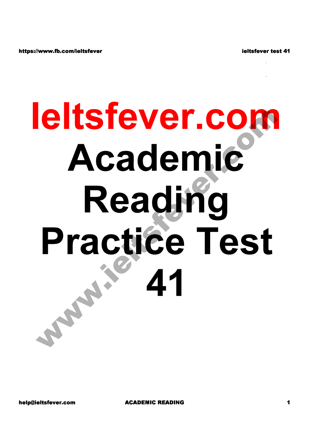 Ieltsfever Academic Reading Practice Test 41 Pdf - Ieltsfever Academic ...