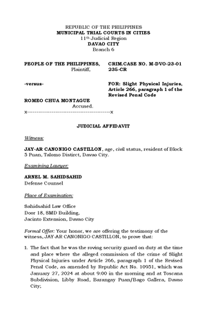 Pre Trial MTCC Defense - Practice Court II provides opportunity for law ...