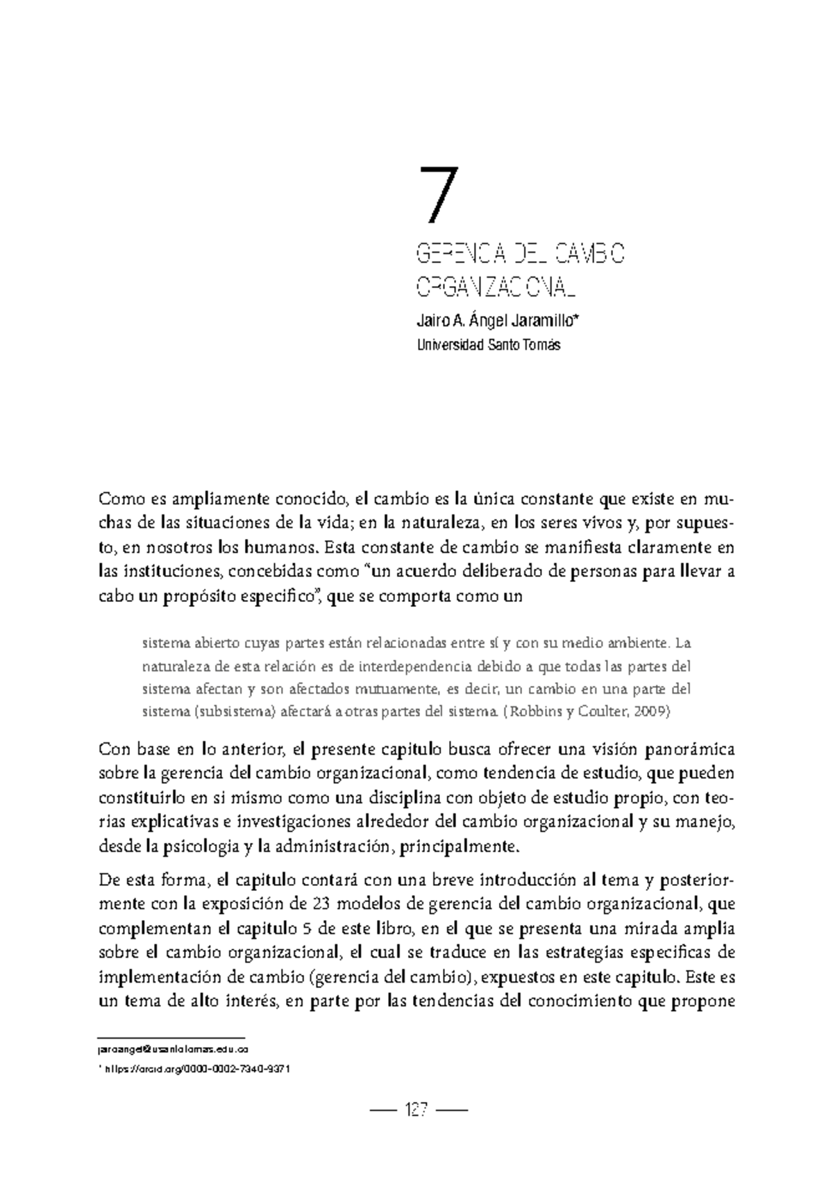 Cultura organizacional y cambio-Capitulo 7 - 7 GERENCIA DEL CAMBIO ...