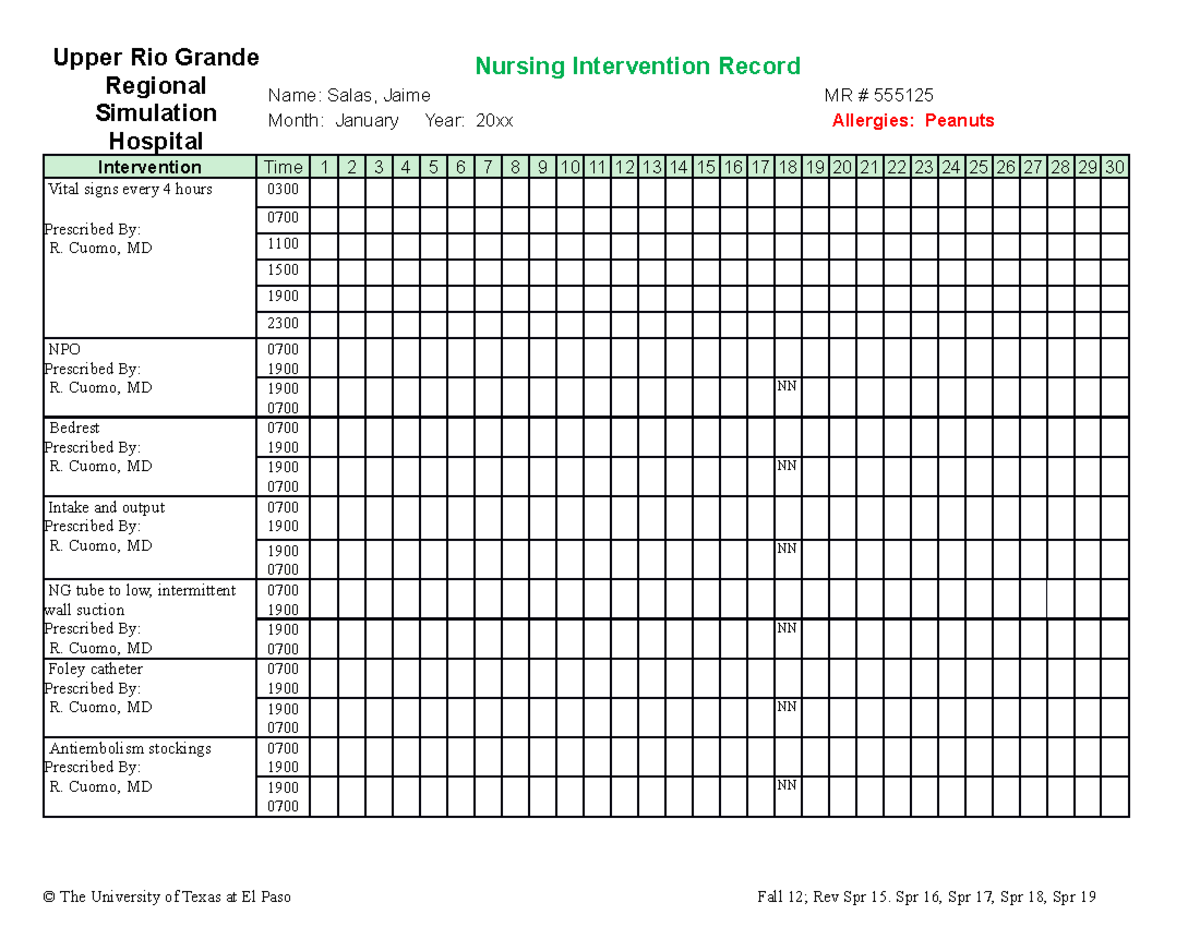 NIR (JS)- Revised 2022 - nurse - Upper Rio Grande Regional Simulation ...