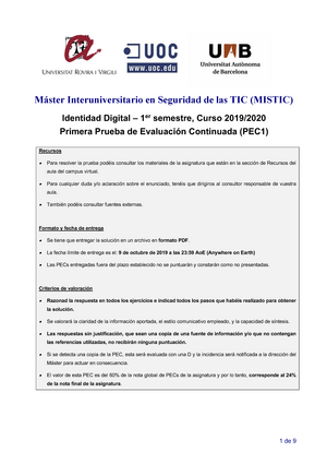 Pec1 Pec1 Identidad Digital M1 802 Uoc Studocu