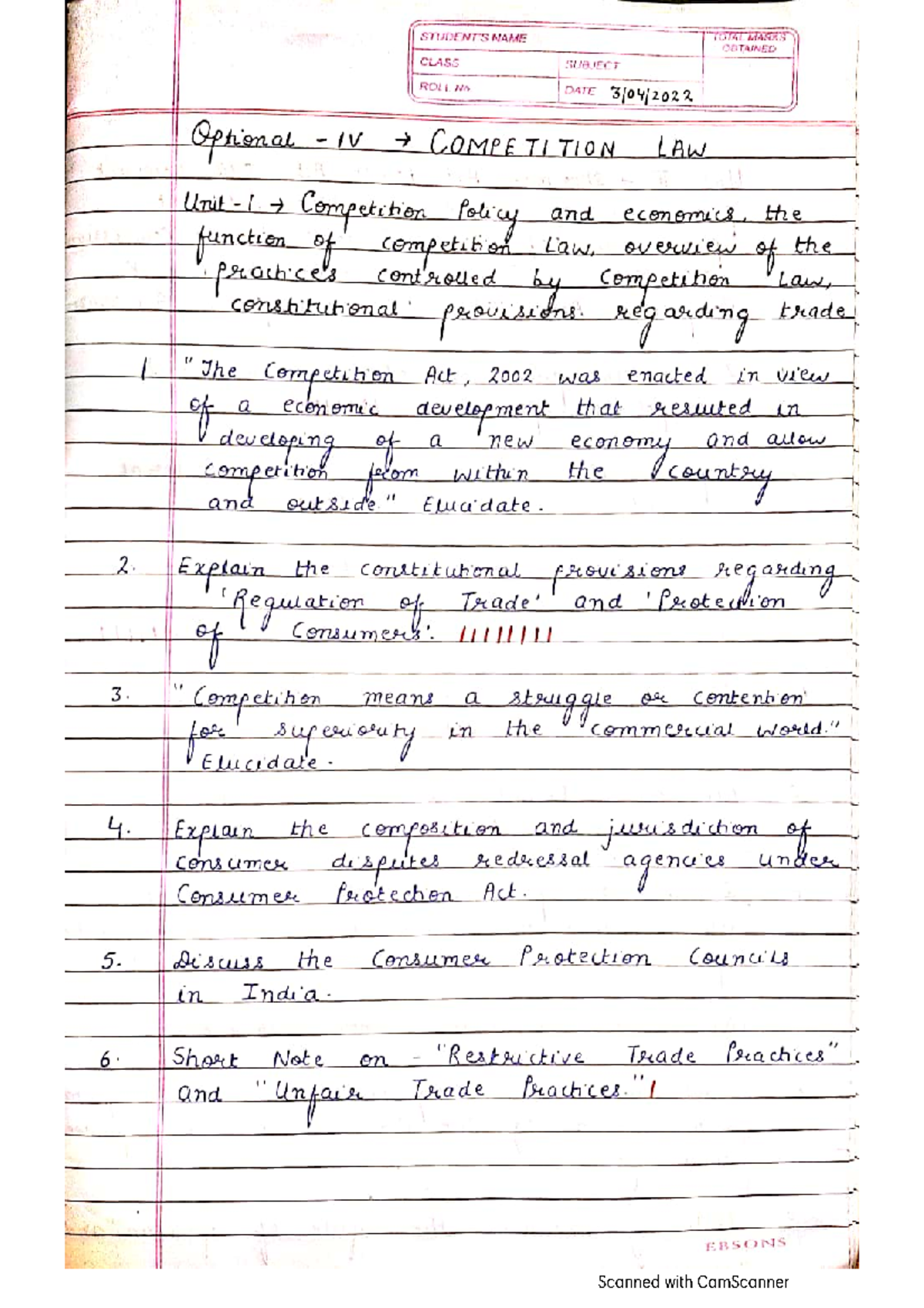 Paper Analysis (9th Semester) - Ballb - Studocu