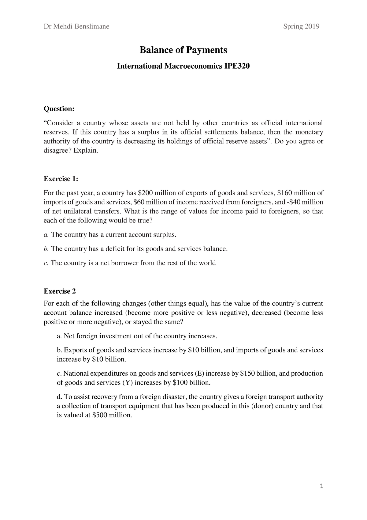 Exam 17 May 2019, questions - Warning: TT: undefined function: 32 Dr ...