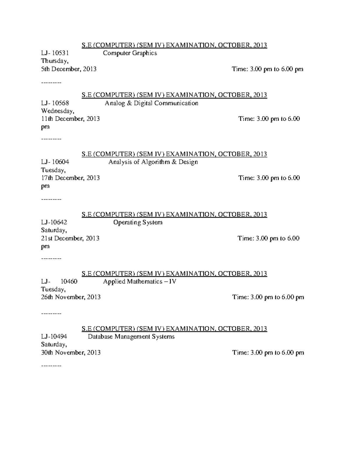 Sem IV - Question Paper - Computer Engineering - MU - Studocu
