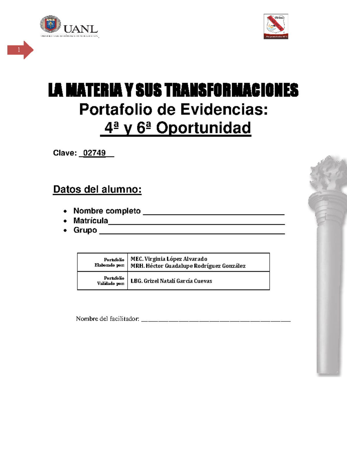 Portafolio LA Materia Y SUS Transformaciones-1-10 - 1 LA MATERIA Y SUS ...