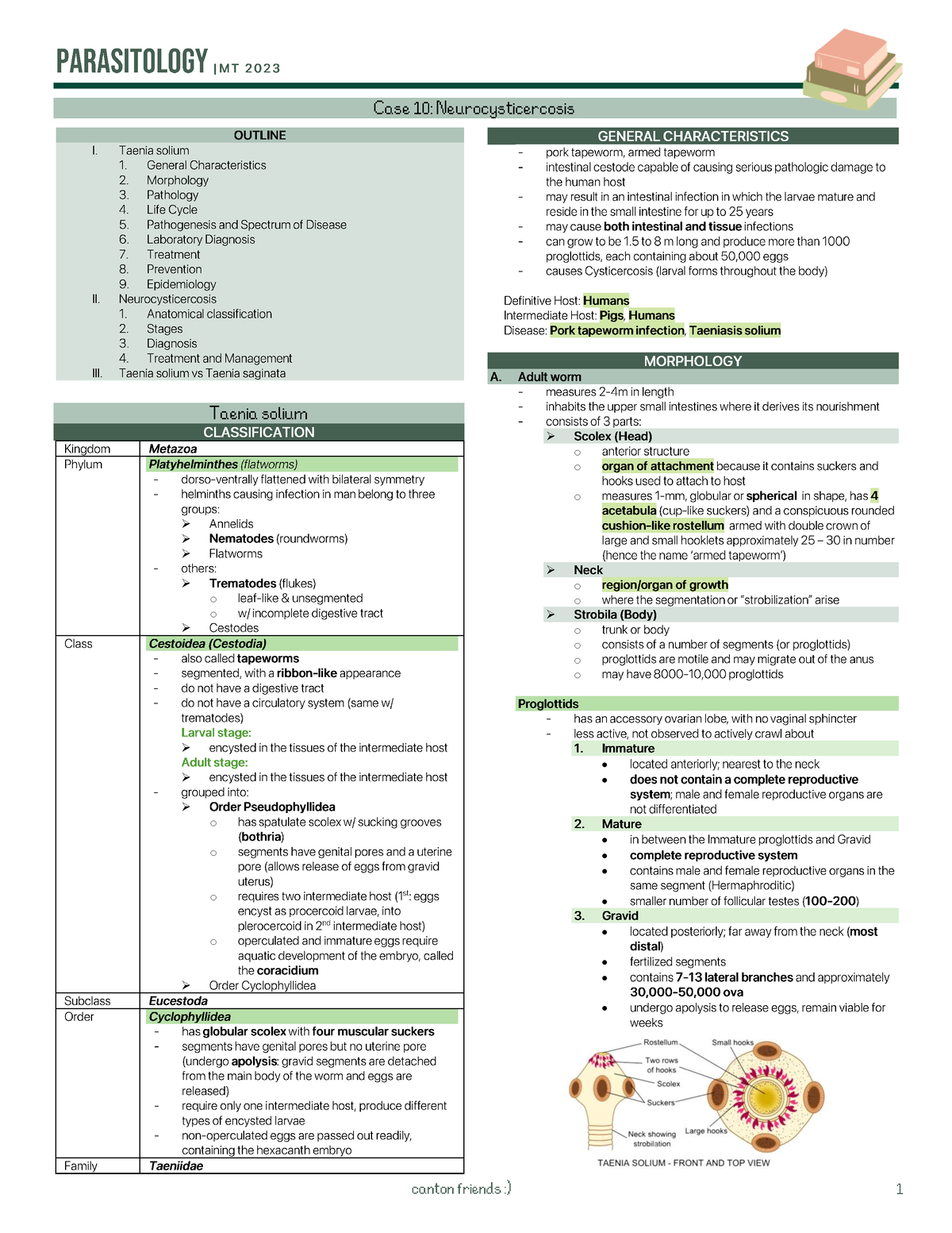 Case 10 Neurocysticercosis cantunes - Case 10: Neurocysticercosis ...