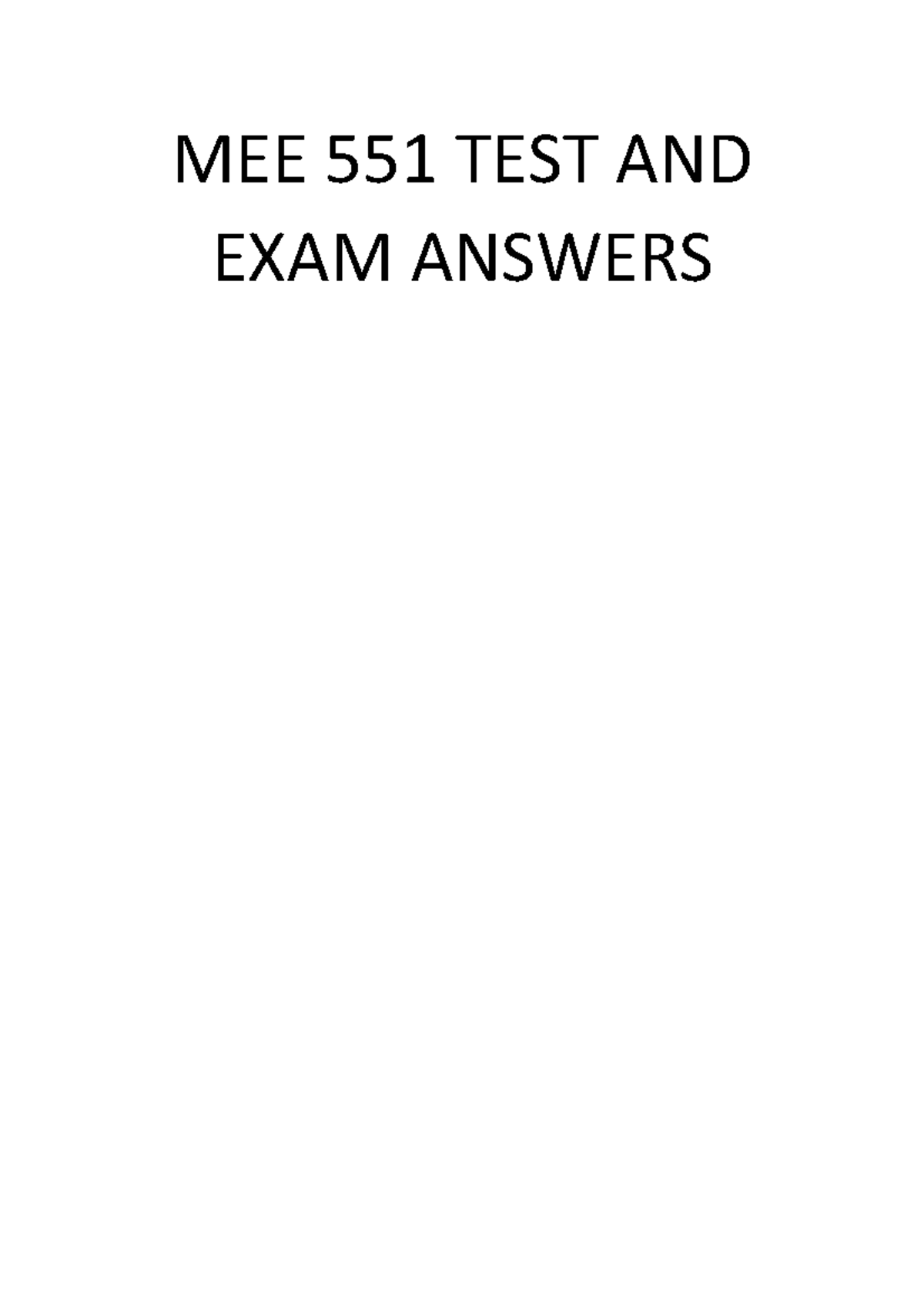 Mee Highly Tested Topics - 291vjyn