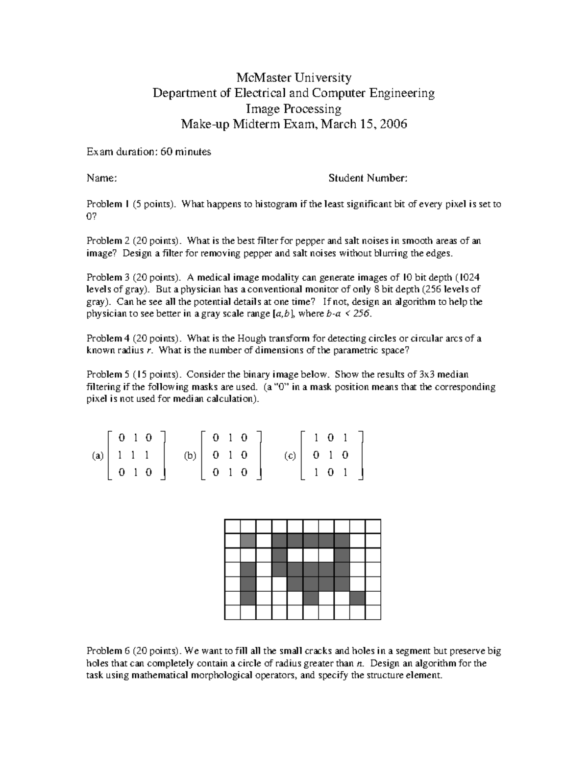 Makeup best resources McMaster University Department of Electrical