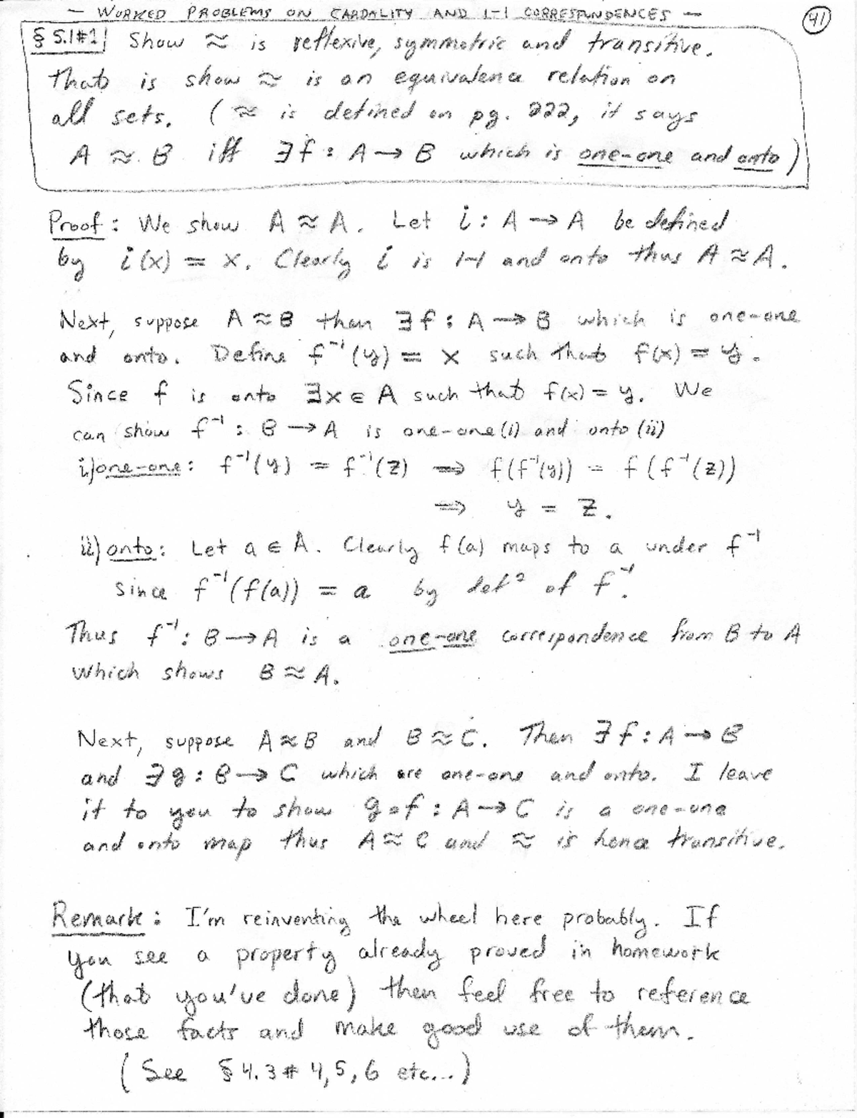 Lecture Notes Transitions Cardnality 41to47 Studocu