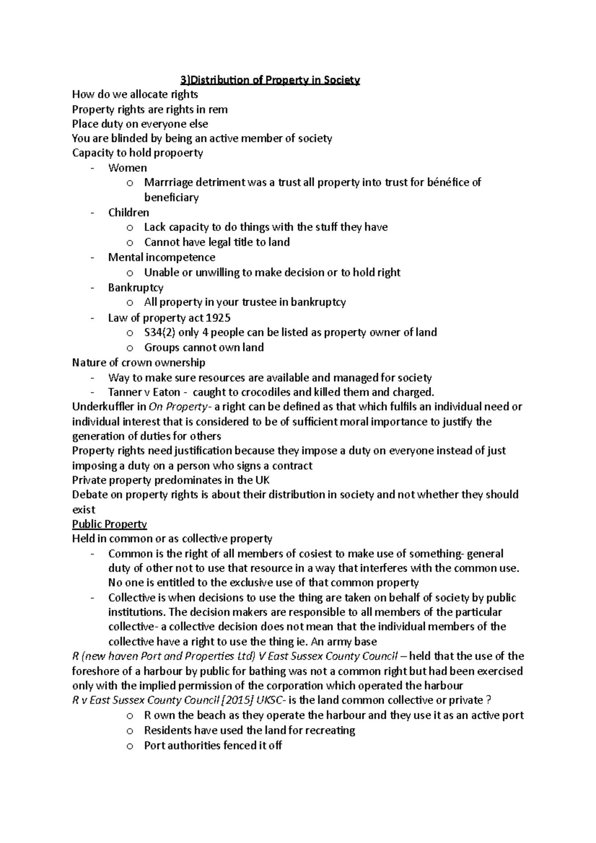 3) allocation of property - 3)Distribution of Property in Society How ...