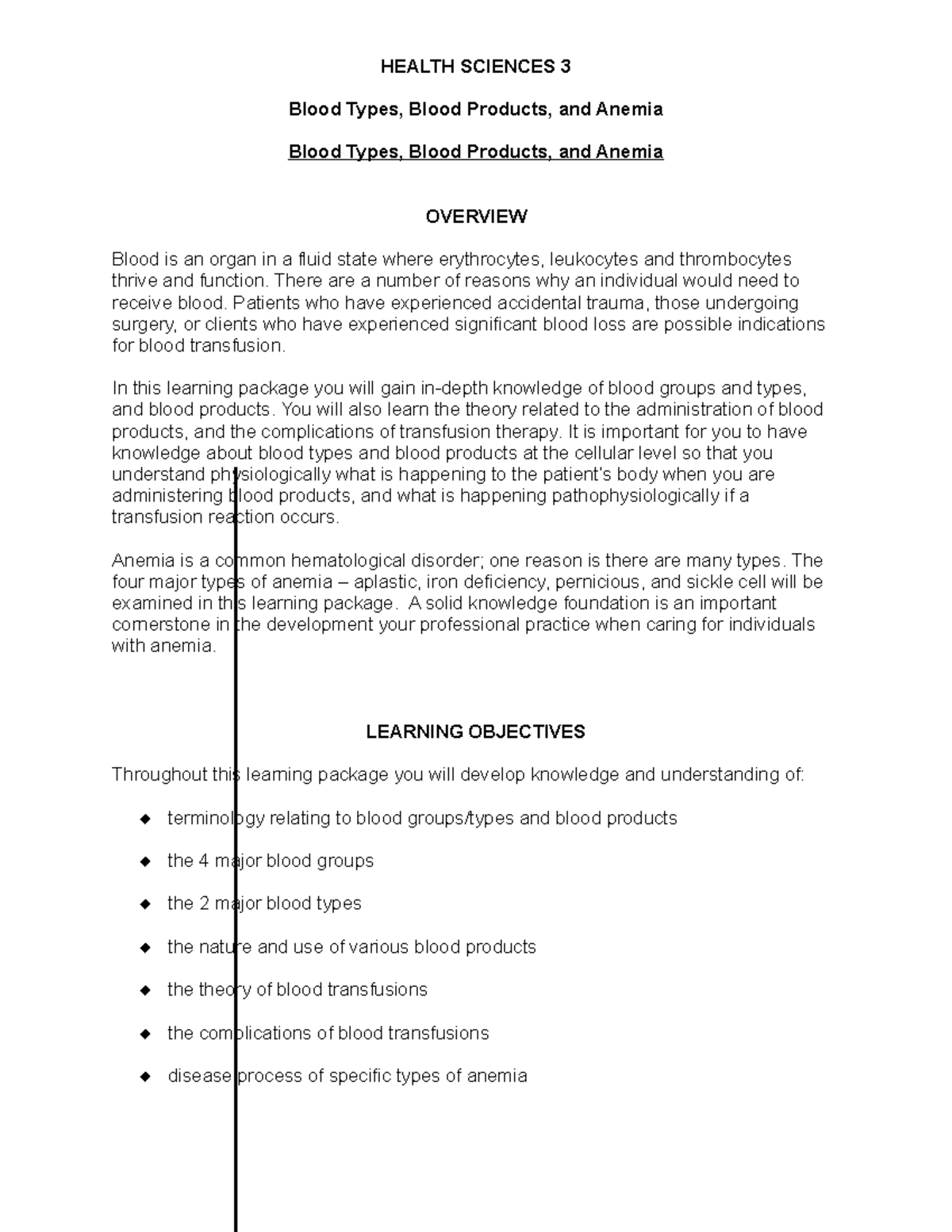 16 Hope it helps! ) Blood Types, Blood Products, and Anemia Blood