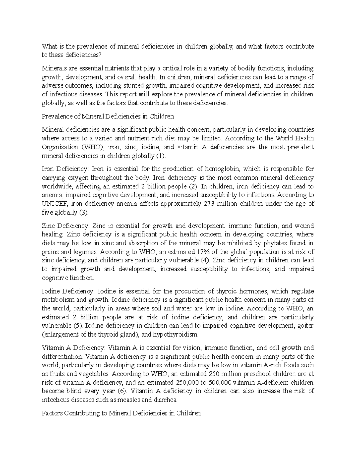 chapter 13 case study trace mineral deficiencies