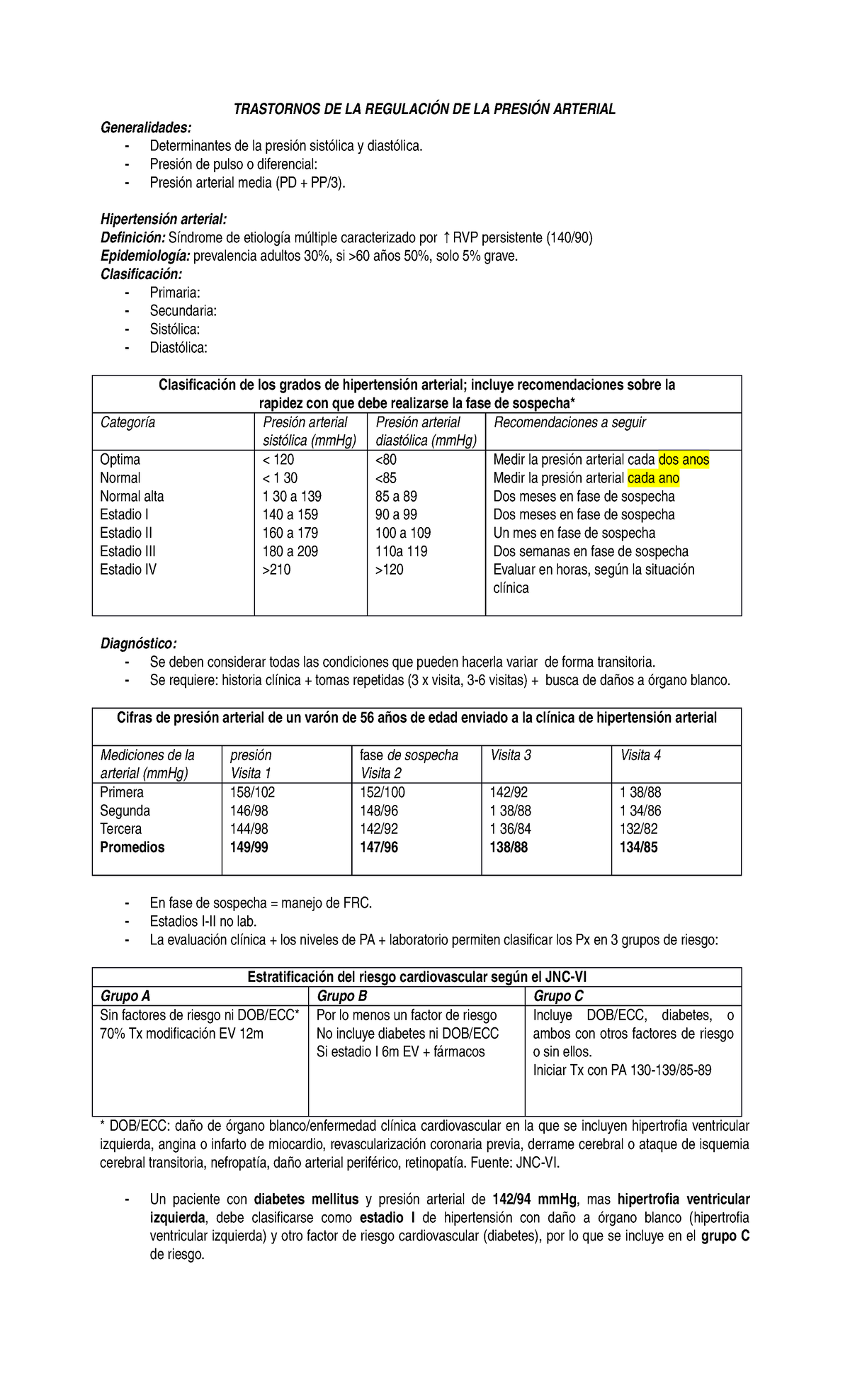 Hta Hipertension Arterial Descripcion Studocu