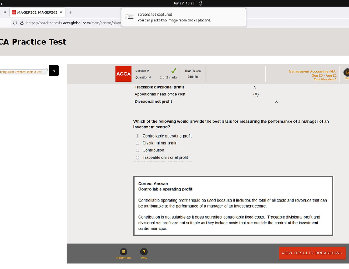 Set 2 - Acca Ma Mock - B.com Finance - Studocu