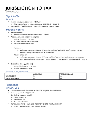 2021 Tax Law I Exam - Practice Exam Questions - THE UNIVERSITY OF ...