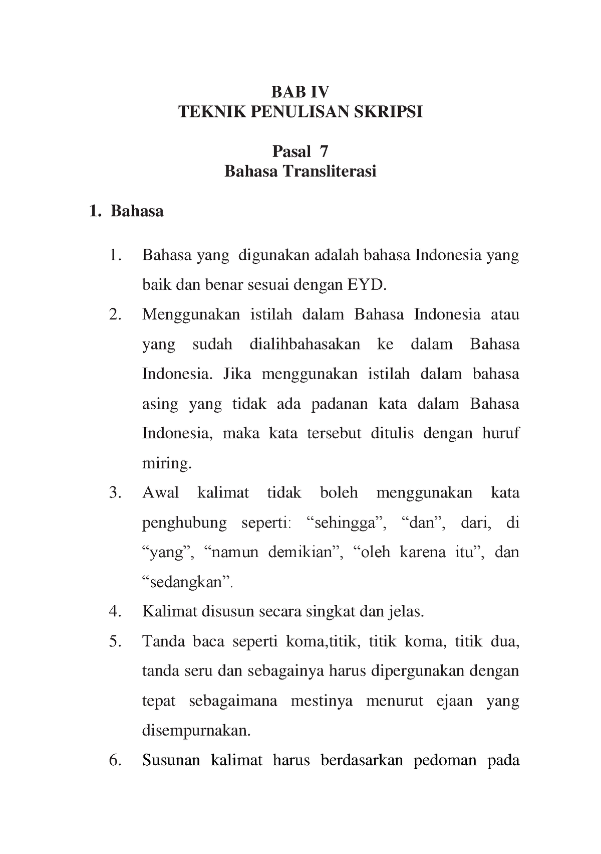 Pedoman Skripsi Uinril 2018- A5-42 - BAB IV TEKNIK PENULISAN SKRIPSI ...