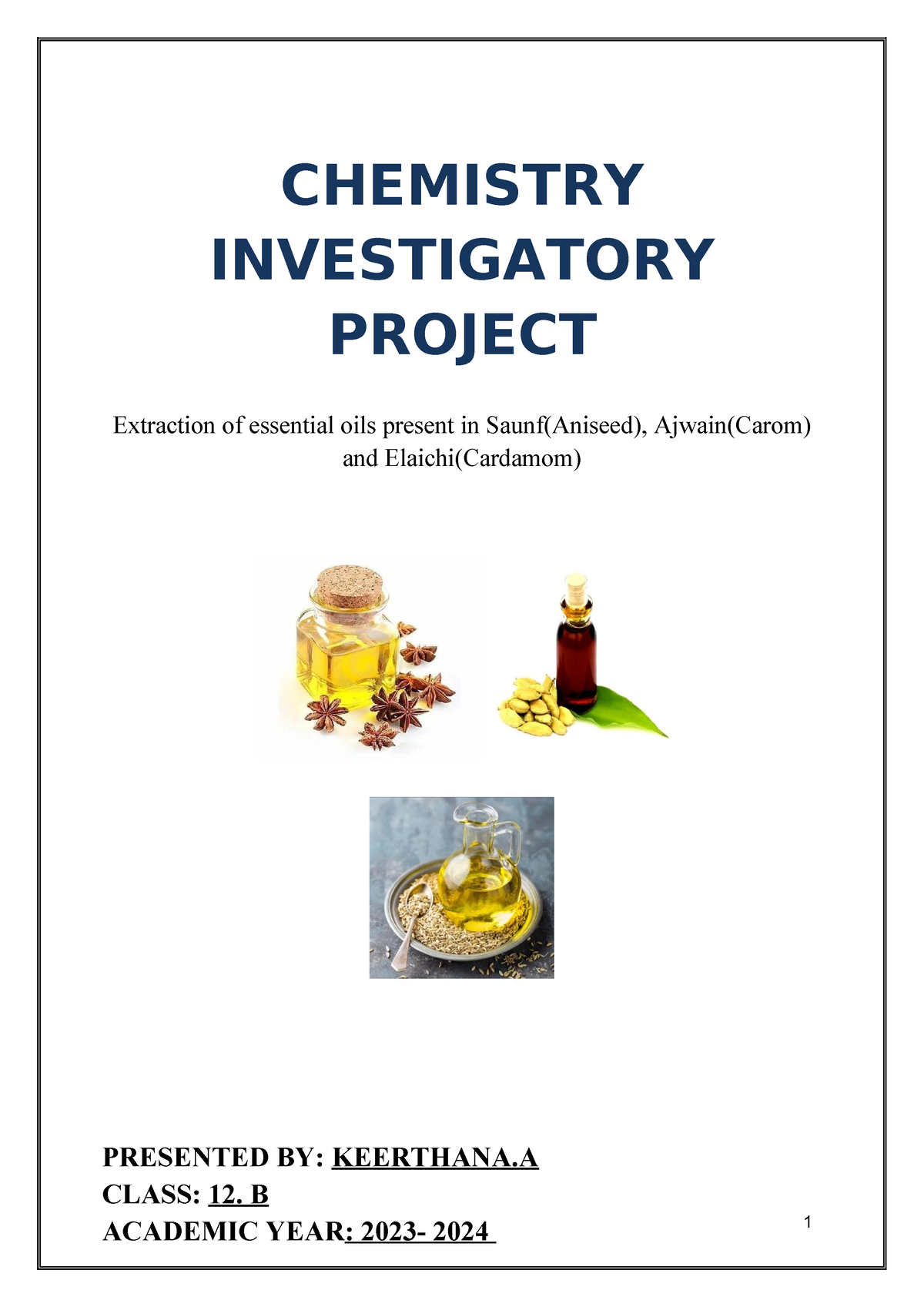 Chemistryproject By Keerthana.A 12B - CHEMISTRY INVESTIGATORY PROJECT ...