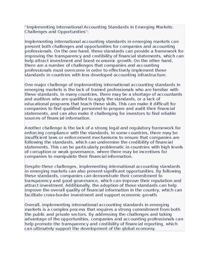 Cultural Differences and Their Impact on International Accounting ...