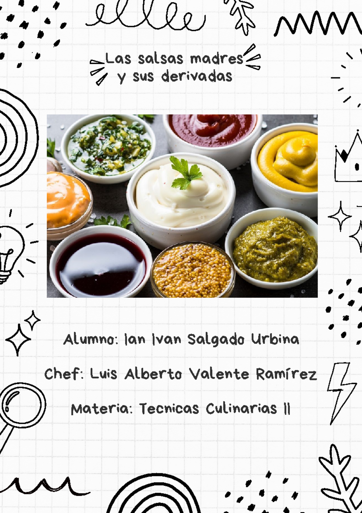 Infografía Salsas Madres Y Sus Derivadas Las Salsas Madreslas Salsas