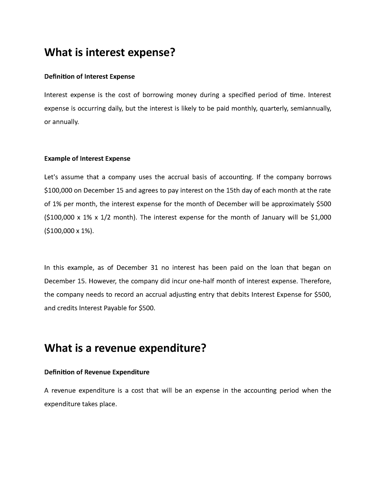 interest-expense-in-a-monthly-financial-model-cash-interest-vs