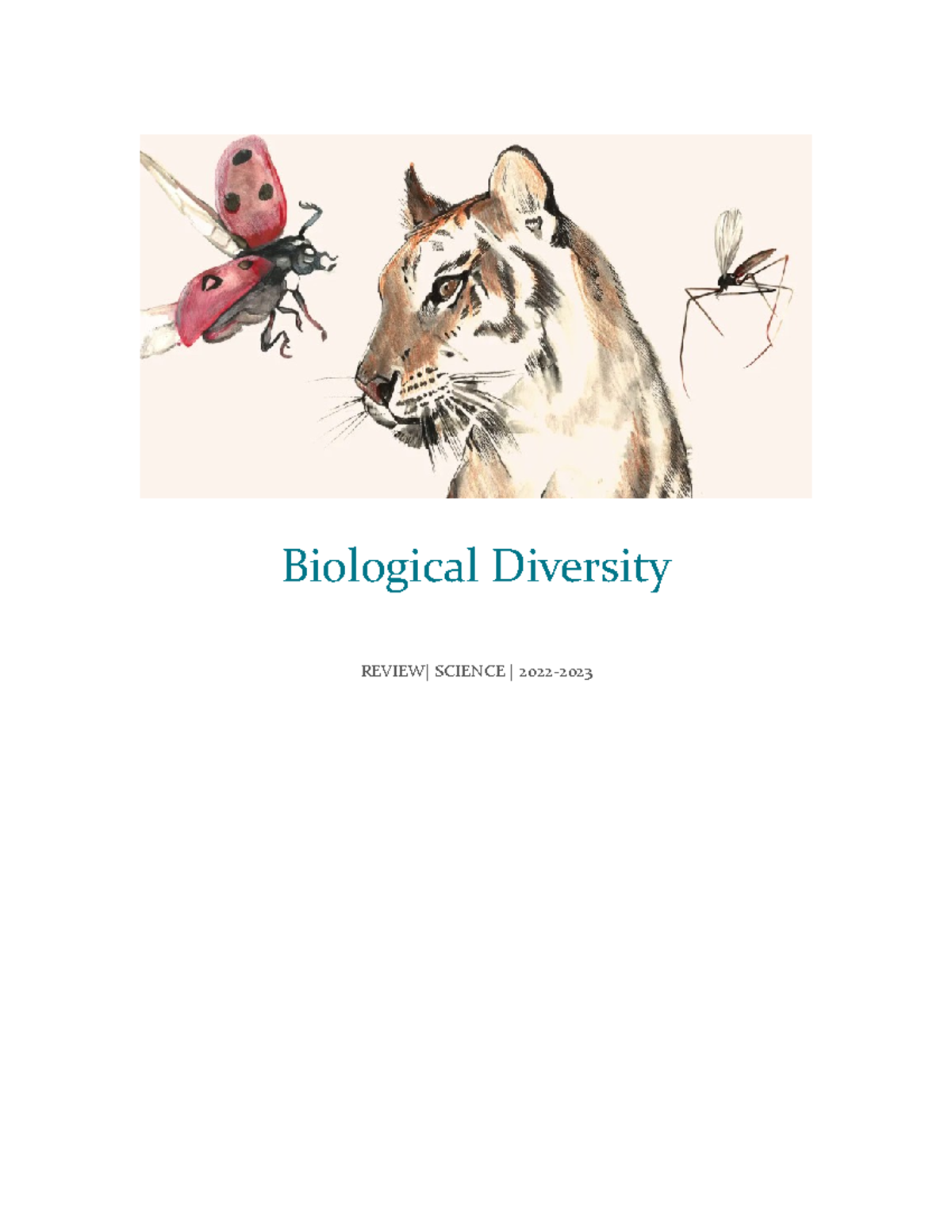 essays on biological diversity