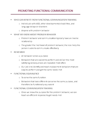 Promoting Generalization AND Maintenance OF Skills - PROMOTING ...