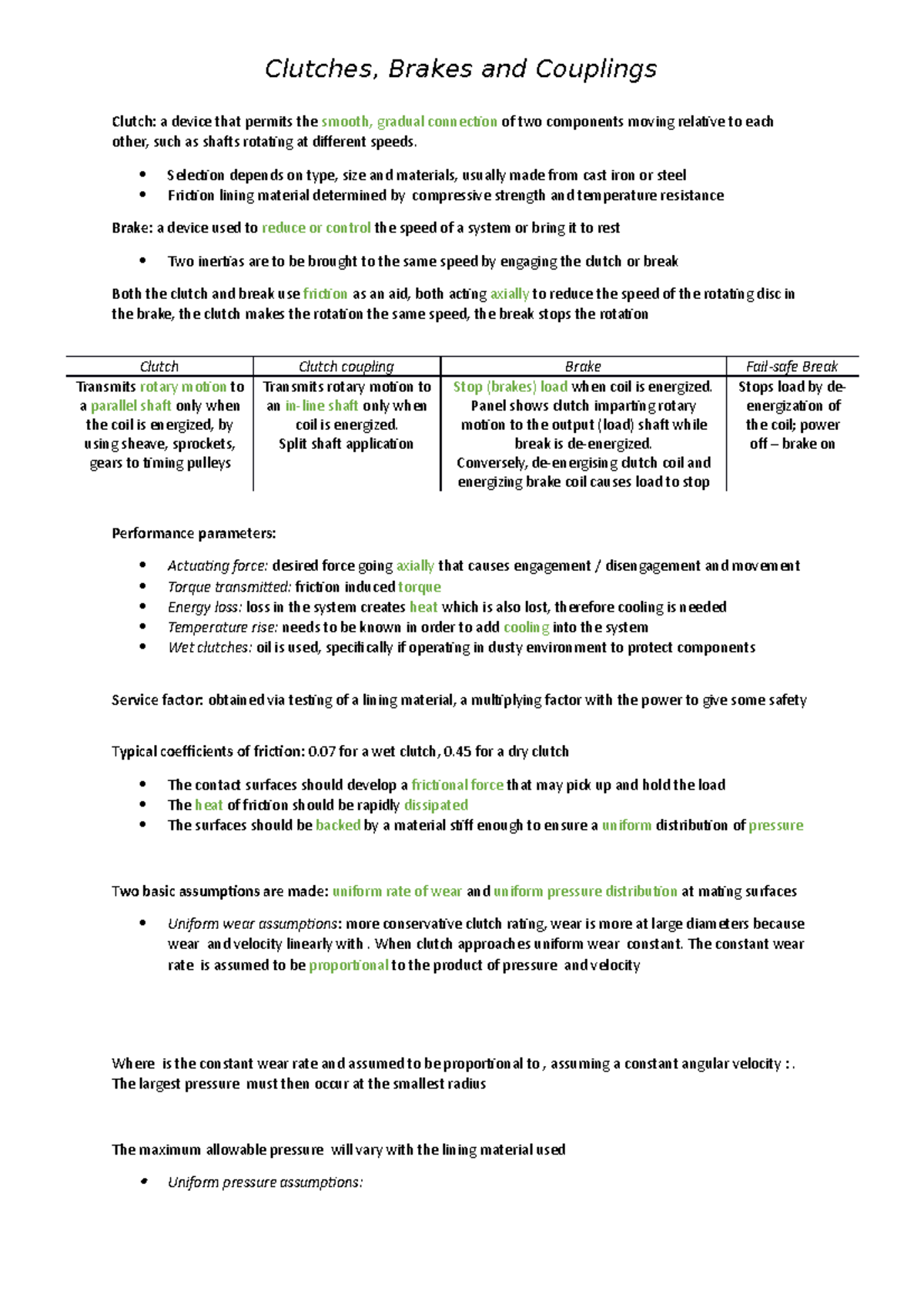 WSB413 Clutches Brakes and Couplings Clutches, Brakes and Couplings