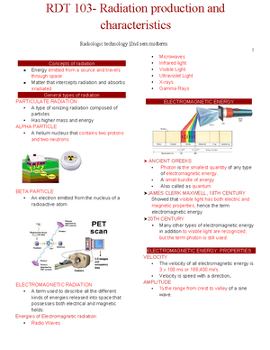 Chapter 1 - CHAPTER 1 CONCEPTS OF RADIOLOGIC SCIENCE NATURE OF OUR ...