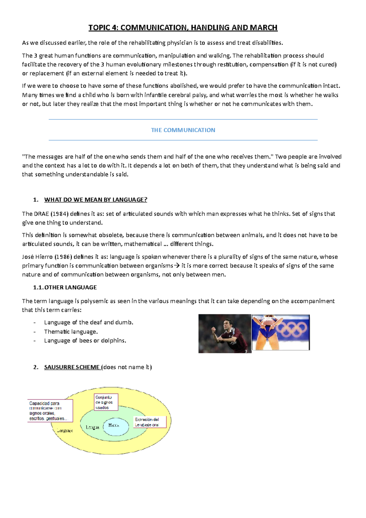 Unit 4 - Lecture notes 4 - TOPIC 4: COMMUNICATION, HANDLING AND MARCH ...
