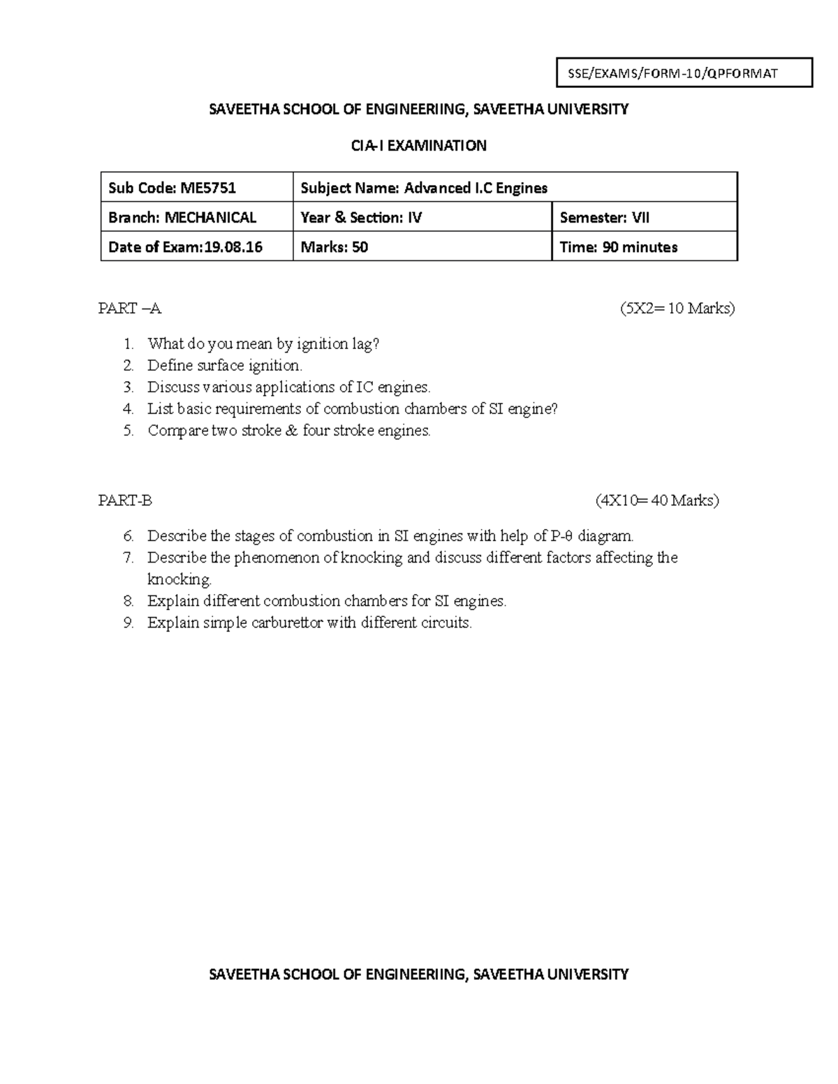 Exam 11 July 2017, answers - SSE/EXAMS/FORM-10/QPFORMAT SAVEETHA SCHOOL ...